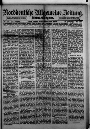 Norddeutsche allgemeine Zeitung vom 10.11.1888