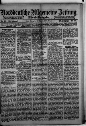 Norddeutsche allgemeine Zeitung vom 12.11.1888