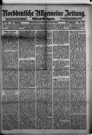 Norddeutsche allgemeine Zeitung vom 13.11.1888