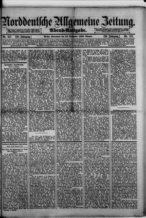 Norddeutsche allgemeine Zeitung on Nov 24, 1888