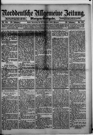 Norddeutsche allgemeine Zeitung vom 29.11.1888