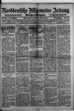 Norddeutsche allgemeine Zeitung vom 30.11.1888