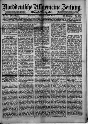 Norddeutsche allgemeine Zeitung vom 30.11.1888