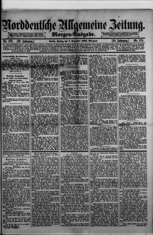 Norddeutsche allgemeine Zeitung vom 07.12.1888