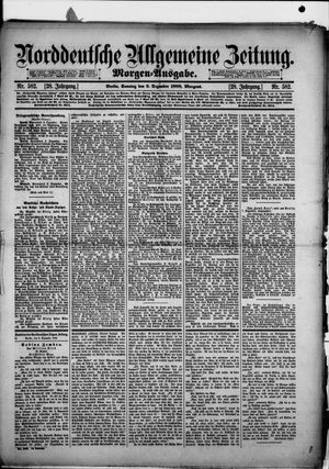 Norddeutsche allgemeine Zeitung vom 09.12.1888