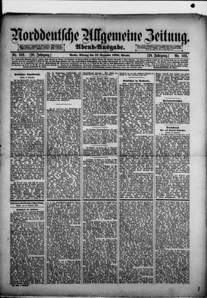 Norddeutsche allgemeine Zeitung vom 10.12.1888