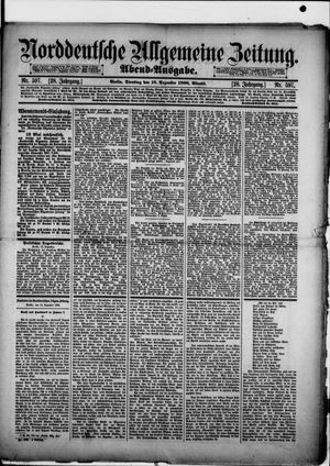 Norddeutsche allgemeine Zeitung vom 18.12.1888