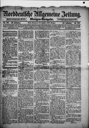 Norddeutsche allgemeine Zeitung vom 23.12.1888