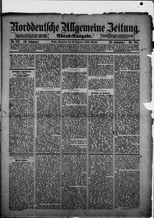 Norddeutsche allgemeine Zeitung vom 29.12.1888