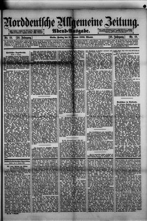 Norddeutsche allgemeine Zeitung vom 11.01.1889