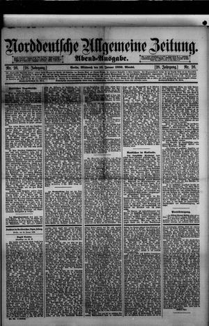 Norddeutsche allgemeine Zeitung on Jan 16, 1889