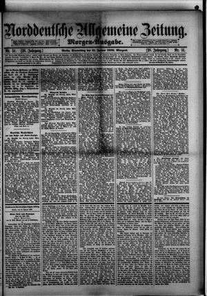 Norddeutsche allgemeine Zeitung on Jan 31, 1889