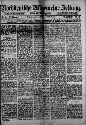 Norddeutsche allgemeine Zeitung vom 31.01.1889