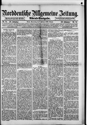 Norddeutsche allgemeine Zeitung on Feb 7, 1889