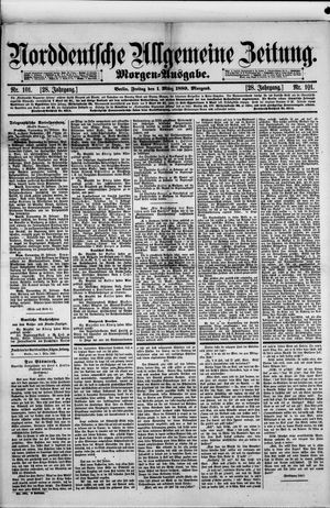 Norddeutsche allgemeine Zeitung vom 01.03.1889
