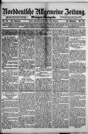 Norddeutsche allgemeine Zeitung on Mar 21, 1889