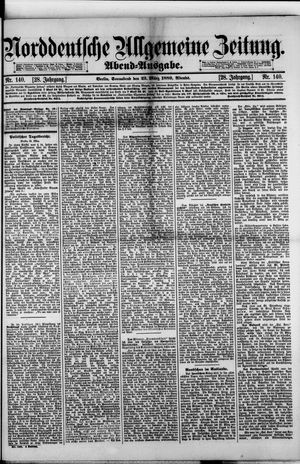 Norddeutsche allgemeine Zeitung vom 23.03.1889