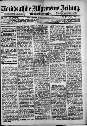 Norddeutsche allgemeine Zeitung vom 28.03.1889