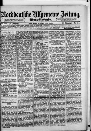 Norddeutsche allgemeine Zeitung vom 01.04.1889