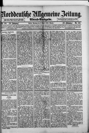Norddeutsche allgemeine Zeitung vom 02.04.1889