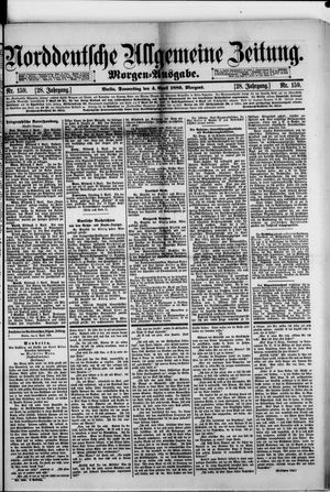 Norddeutsche allgemeine Zeitung vom 04.04.1889
