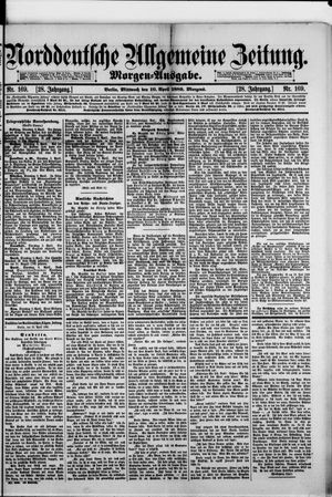 Norddeutsche allgemeine Zeitung vom 10.04.1889