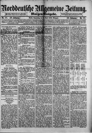 Norddeutsche allgemeine Zeitung vom 11.04.1889