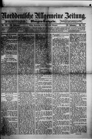Norddeutsche allgemeine Zeitung vom 09.05.1889