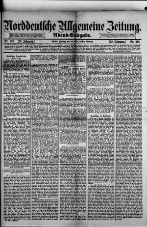 Norddeutsche allgemeine Zeitung vom 10.05.1889