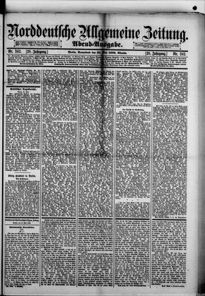 Norddeutsche allgemeine Zeitung vom 25.05.1889