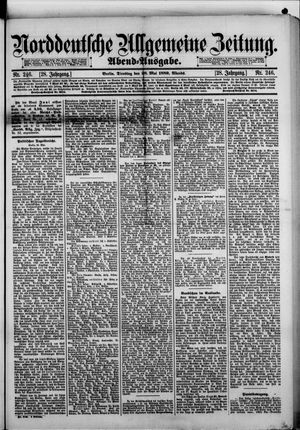 Norddeutsche allgemeine Zeitung on May 28, 1889