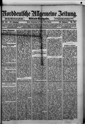 Norddeutsche allgemeine Zeitung on Jun 6, 1889