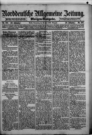 Norddeutsche allgemeine Zeitung vom 13.06.1889