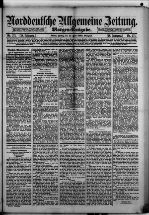 Norddeutsche allgemeine Zeitung vom 14.06.1889