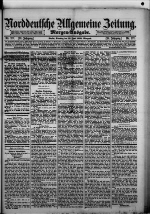 Norddeutsche allgemeine Zeitung vom 18.06.1889