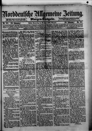 Norddeutsche allgemeine Zeitung vom 20.06.1889