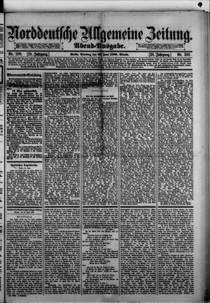 Norddeutsche allgemeine Zeitung on Jun 25, 1889