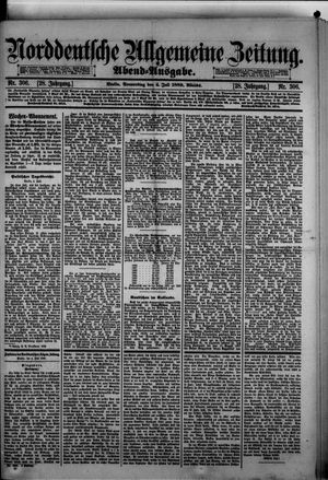 Norddeutsche allgemeine Zeitung on Jul 4, 1889