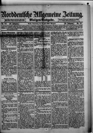 Norddeutsche allgemeine Zeitung vom 11.07.1889