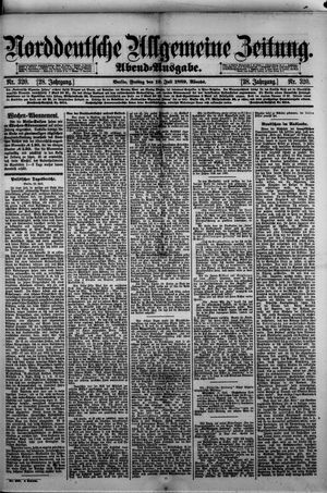 Norddeutsche allgemeine Zeitung on Jul 12, 1889