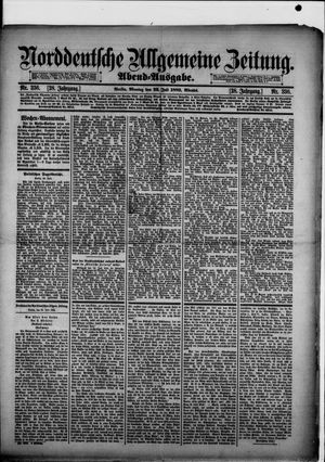 Norddeutsche allgemeine Zeitung vom 22.07.1889