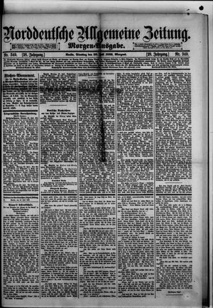 Norddeutsche allgemeine Zeitung vom 30.07.1889