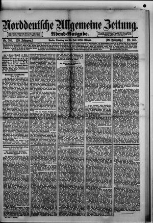 Norddeutsche allgemeine Zeitung on Jul 30, 1889