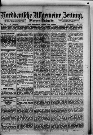 Norddeutsche allgemeine Zeitung vom 03.08.1889