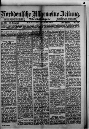 Norddeutsche allgemeine Zeitung vom 03.08.1889