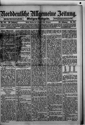 Norddeutsche allgemeine Zeitung on Aug 4, 1889