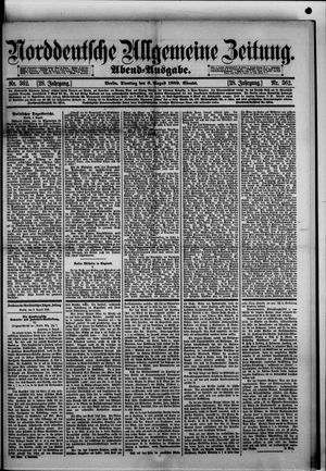 Norddeutsche allgemeine Zeitung on Aug 6, 1889