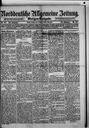 Norddeutsche allgemeine Zeitung vom 09.08.1889