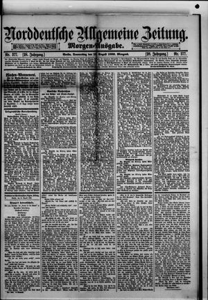 Norddeutsche allgemeine Zeitung vom 15.08.1889