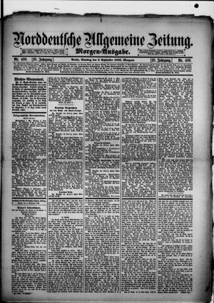Norddeutsche allgemeine Zeitung vom 03.09.1889